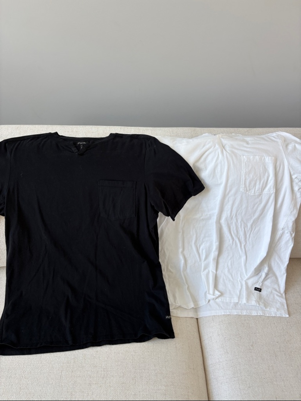 Good Man Brand Black & White Pocket Tee Duo